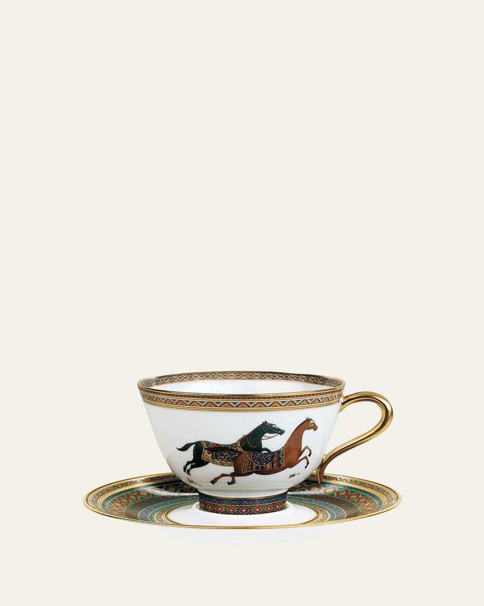 Cheval D'Orient Tea Cup & Saucer